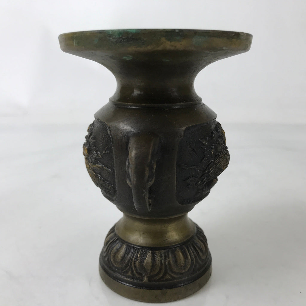 Japanese Buddhist Altar Fitting Copper Flower Vase Kacho Hanatate Butsugu BA584