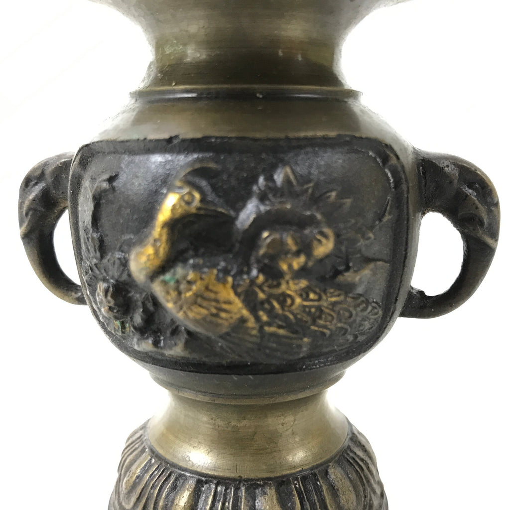 Japanese Buddhist Altar Fitting Copper Flower Vase Kacho Hanatate Butsugu BA584