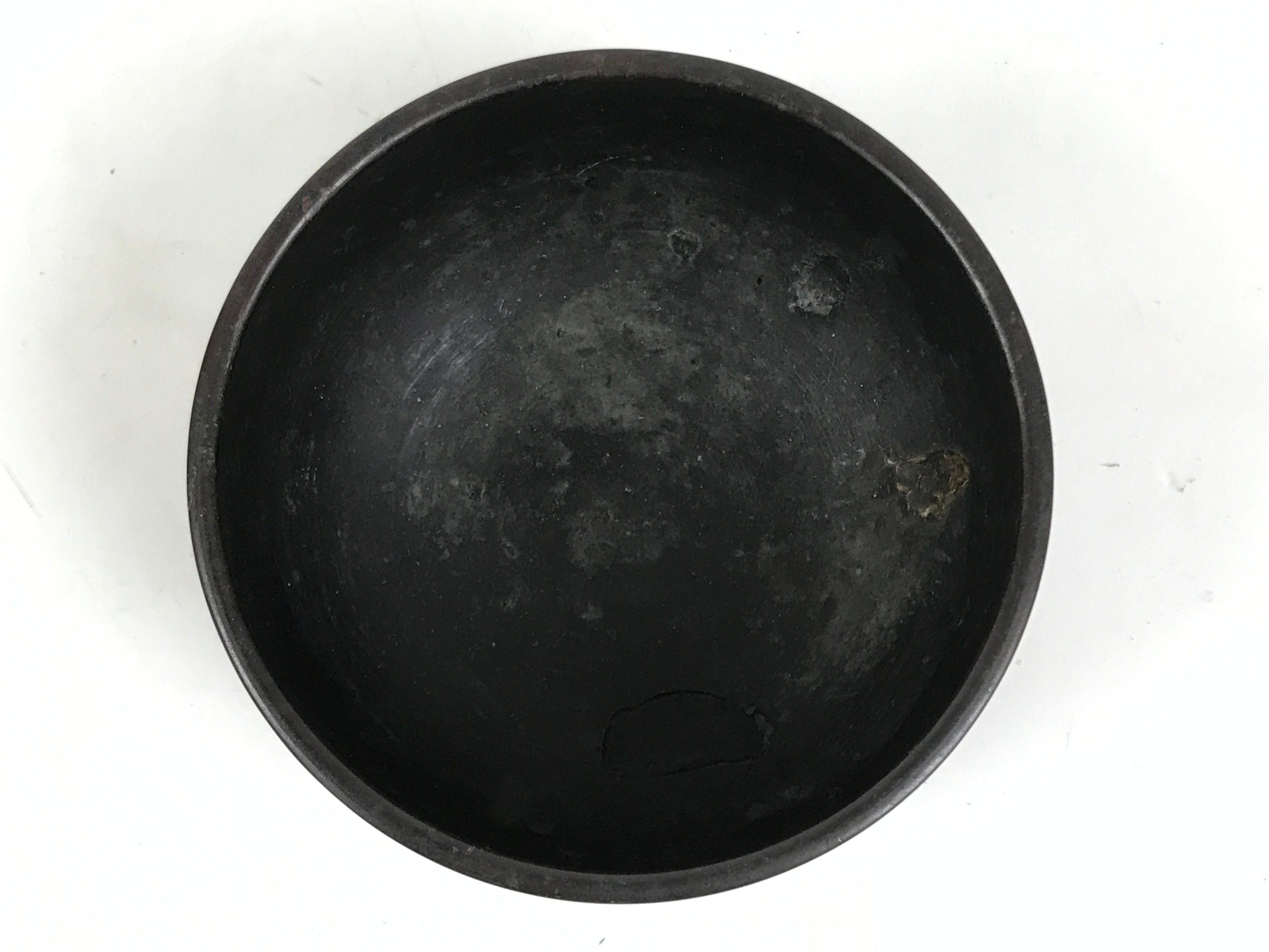 Japanese Buddhist Altar Fitting Copper Orin Bell Singing Bowl Resin Stand BA616