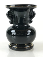 Japanese Buddhist Altar Fitting Flower Vase Flower Hanatate Kabin Black BU969