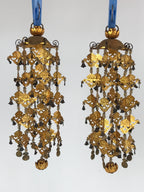 Japanese Buddhist Altar Fitting Hanging Lantern Brass Yoraku Vtg Butsugu BA216