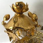 Japanese Buddhist Altar Fitting Hanging Lantern Brass Yoraku Vtg Butsugu BA483