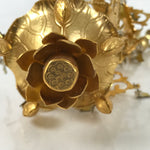 Japanese Buddhist Altar Fitting Hanging Lantern Brass Yoraku Vtg Butsugu BA483