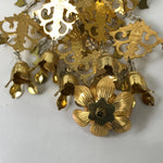 Japanese Buddhist Altar Fitting Hanging Lantern Brass Yoraku Vtg Butsugu BA483