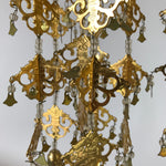 Japanese Buddhist Altar Fitting Hanging Lantern Brass Yoraku Vtg Butsugu BA483