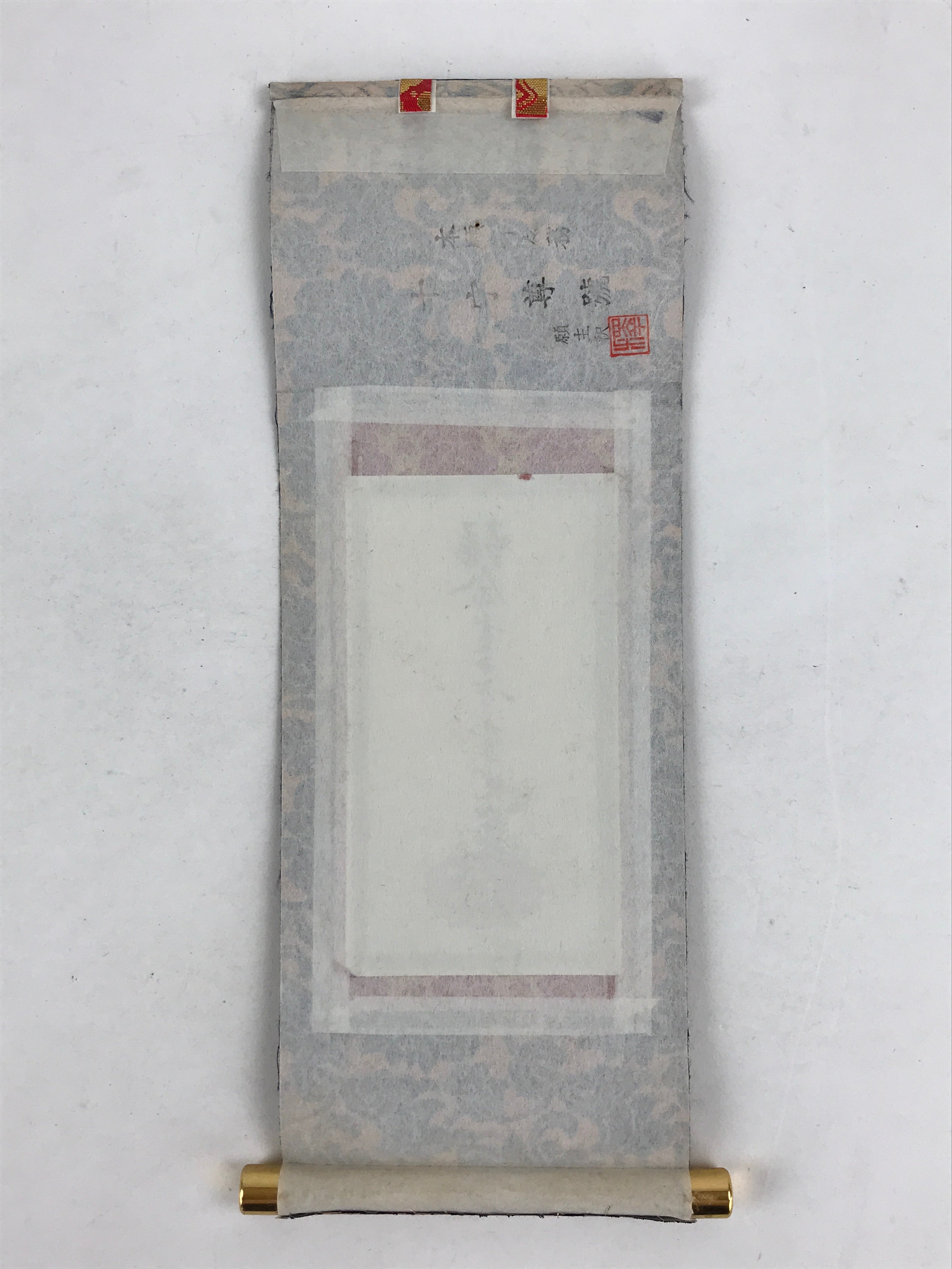 Japanese Buddhist Altar Fitting Hanging Scroll Vtg Jodoshinshu Butsudan BU989
