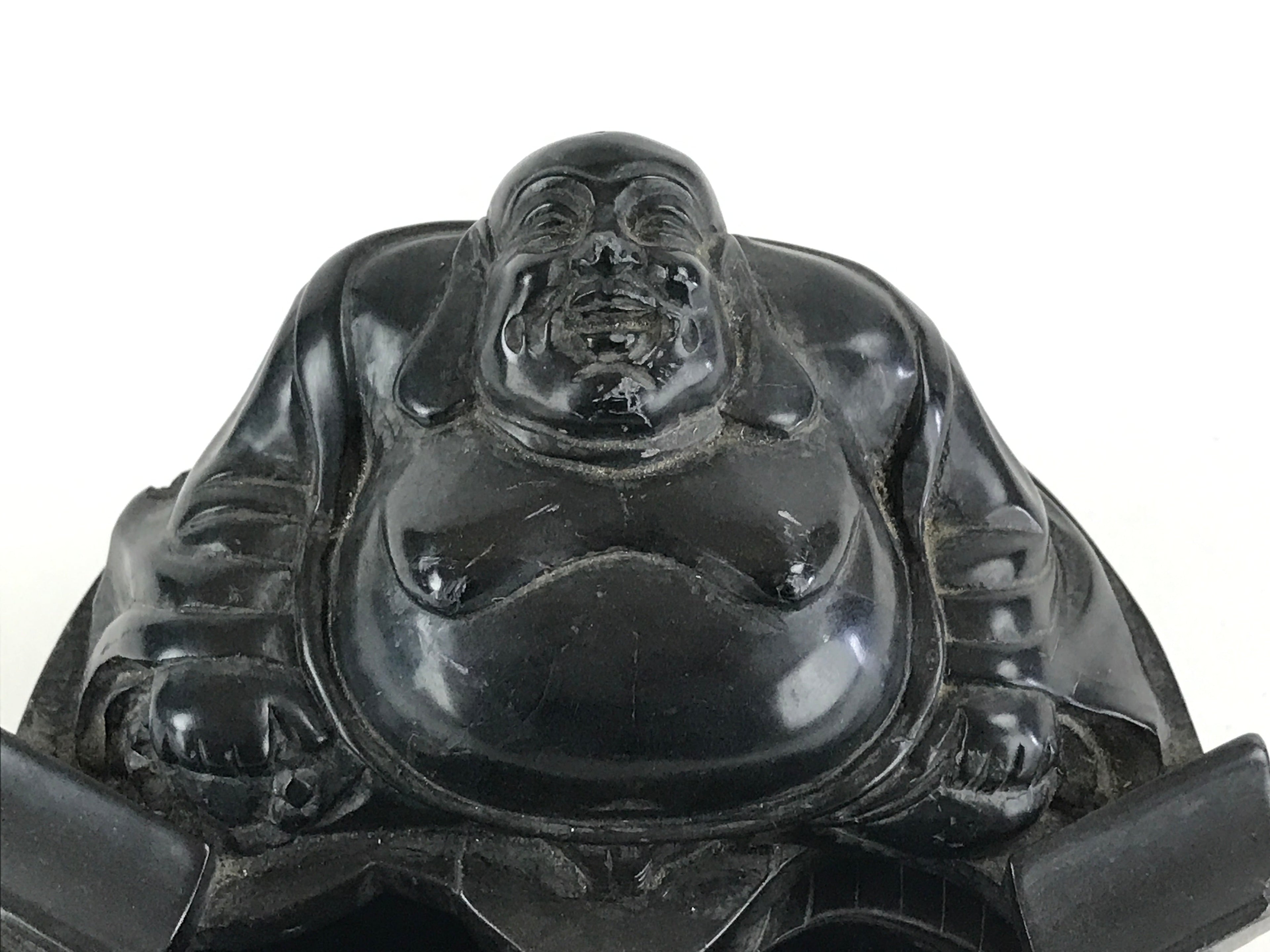 Japanese Buddhist Altar Fitting Incense Burner Koro Black Buddha BA39