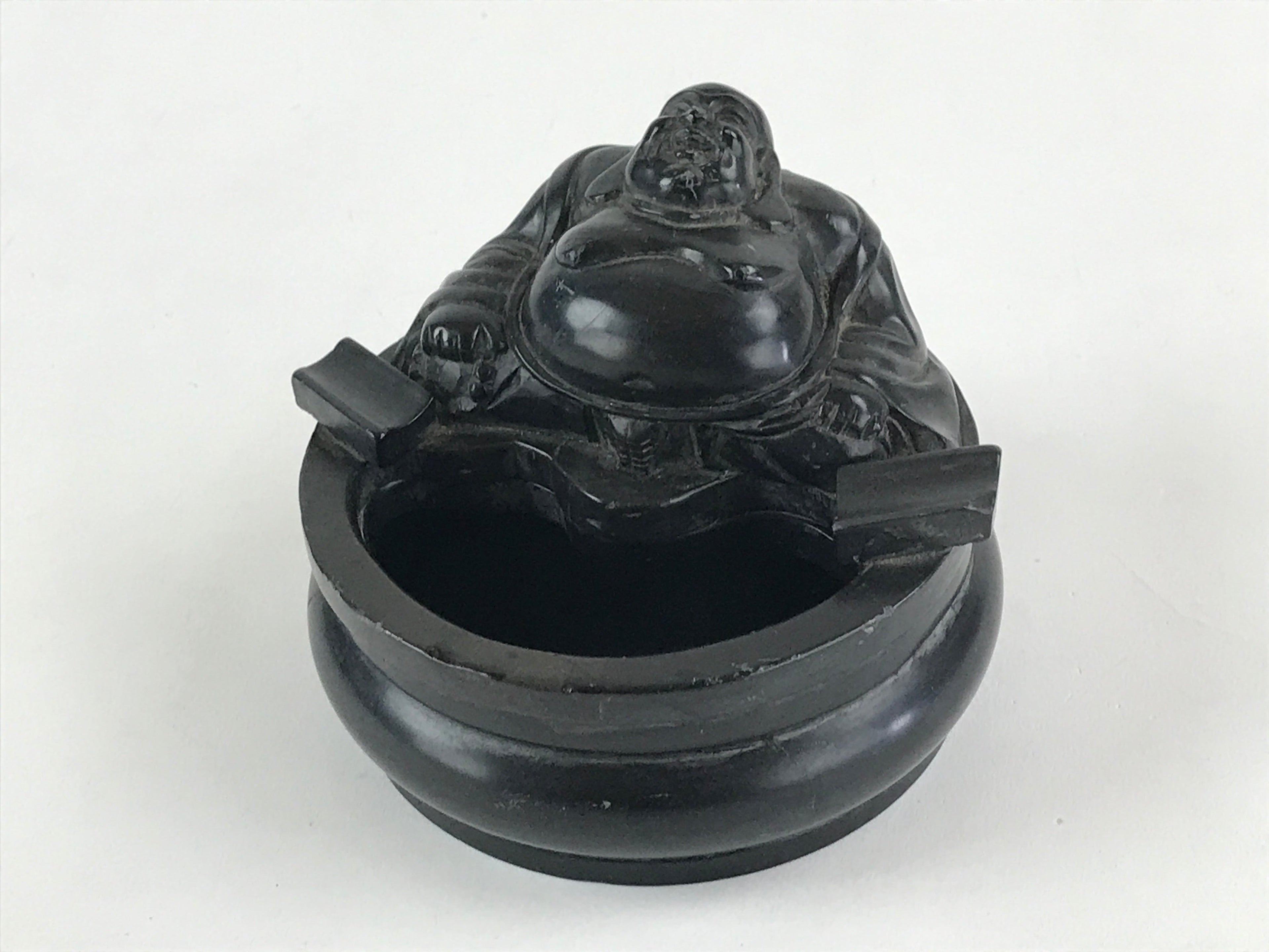 Japanese Buddhist Altar Fitting Incense Burner Koro Black Buddha BA39