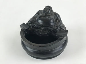 Laughing Buddha Incense Holder Tall Long Stick Ashtray Burner