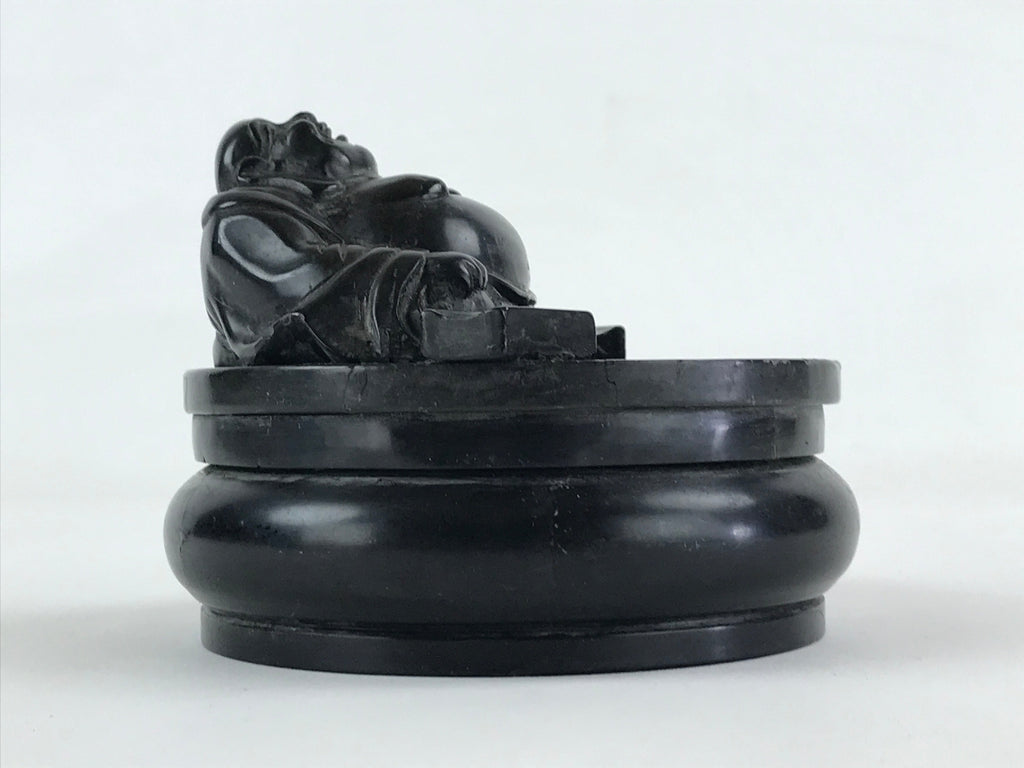 Japanese Buddhist Altar Fitting Incense Burner Koro Black Buddha BA39