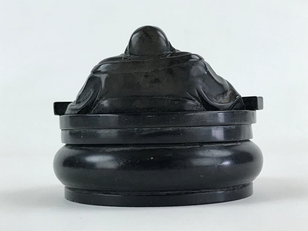 Japanese Buddhist Altar Fitting Incense Burner Koro Black Buddha BA39