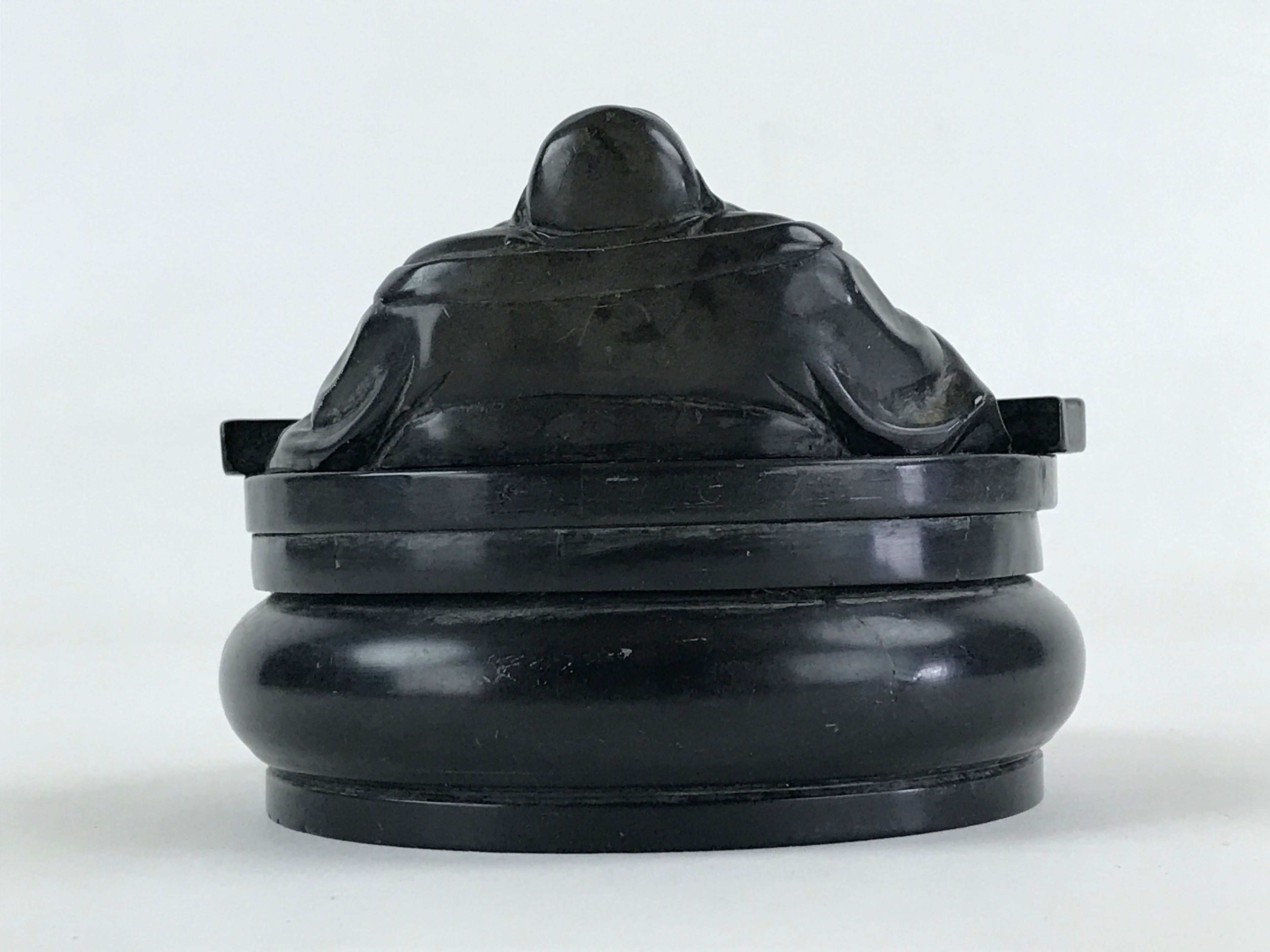 Japanese Buddhist Altar Fitting Incense Burner Koro Black Buddha BA39