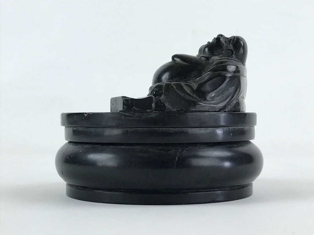 Japanese Buddhist Altar Fitting Incense Burner Koro Black Buddha BA39