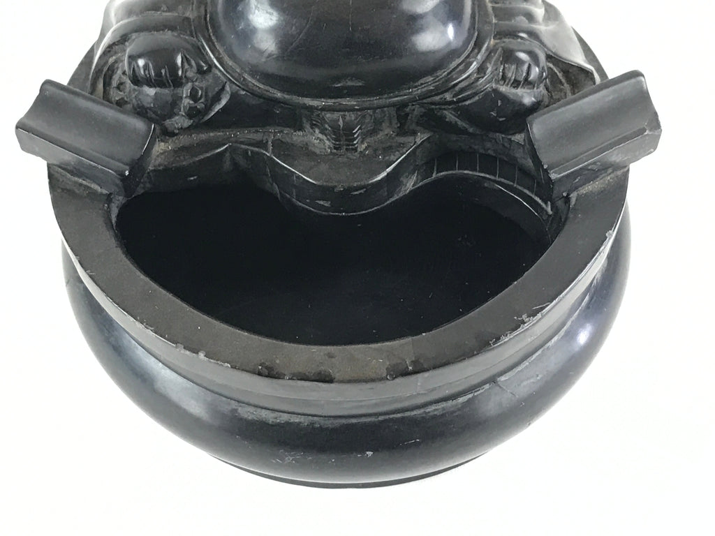 Japanese Buddhist Altar Fitting Incense Burner Koro Black Buddha BA39