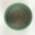 Japanese Buddhist Altar Fitting Incense Burner Vtg Light Green glaze Koro Butsug