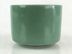Japanese Buddhist Altar Fitting Incense Burner Vtg Light Green glaze Koro Butsug