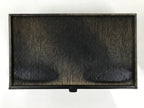 Japanese Buddhist Altar Fitting Lacquer Kyozukue Offering Table Black Gold BA498