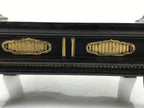 Japanese Buddhist Altar Fitting Lacquer Kyozukue Offering Table Black Red BA497