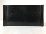 Japanese Buddhist Altar Fitting Lacquer Kyozukue Offering Table Vtg Black BA219