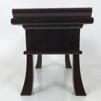 Japanese Buddhist Altar Fitting Lacquer Kyozukue Vtg Offering Table Brown BA600