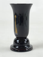 Japanese Buddhist Altar Fitting Lacquer Replica Flower Vase Vtg Lotus Leaf BA93