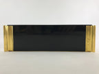 Japanese Buddhist Altar Fitting Lacquered Kyozukue Offering Table Vtg Gold BA50