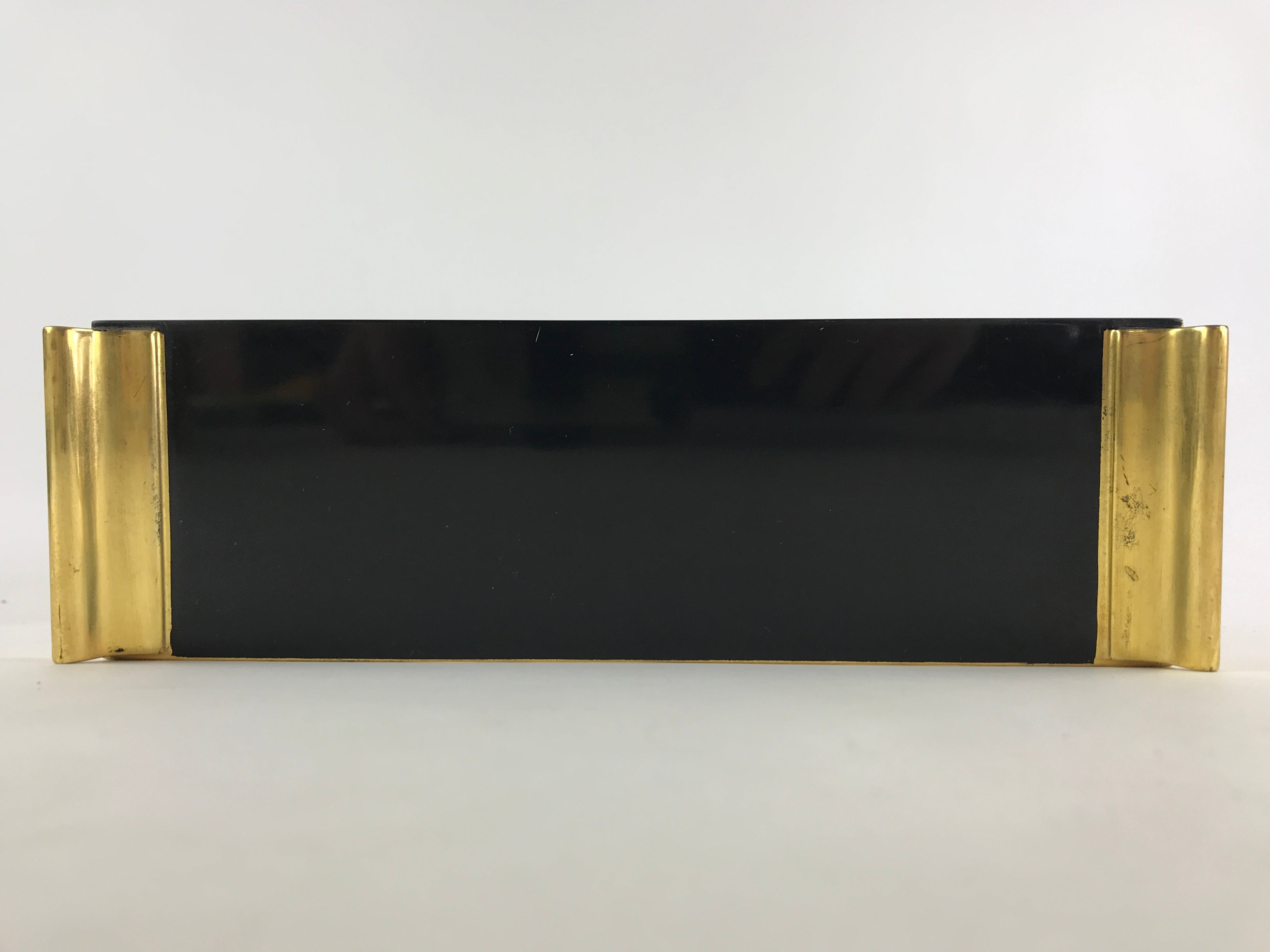 Japanese Buddhist Altar Fitting Lacquered Kyozukue Offering Table Vtg Gold BA50
