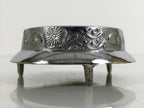 Japanese Buddhist Altar Fitting Metal Bell Vtg Shogo Instrument Silver BA413