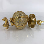 Japanese Buddhist Altar Fitting Metal Butsudan Hanging Lantern Tsuri Toro BA347