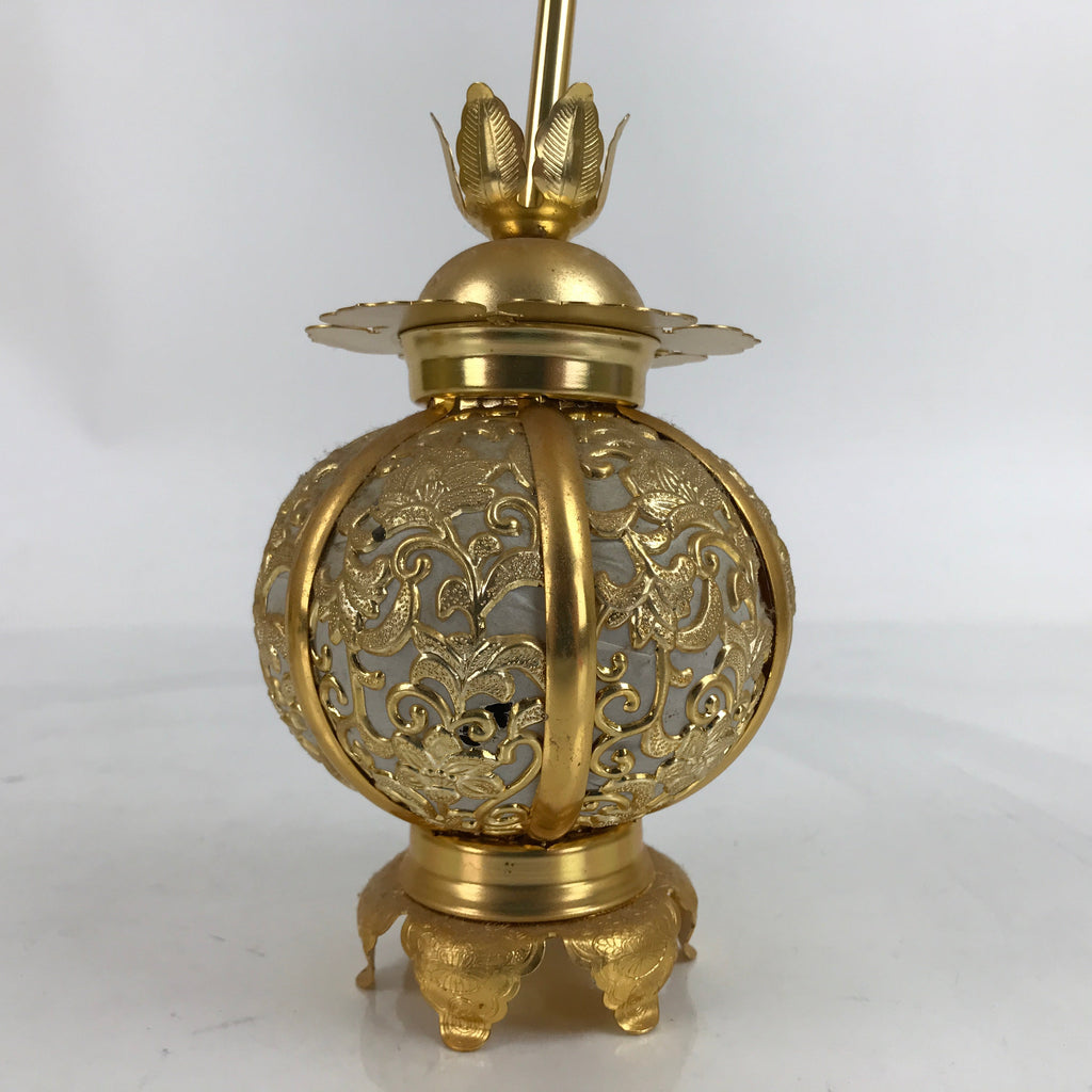 Japanese Buddhist Altar Fitting Metal Butsudan Hanging Lantern Tsuri Toro BA347