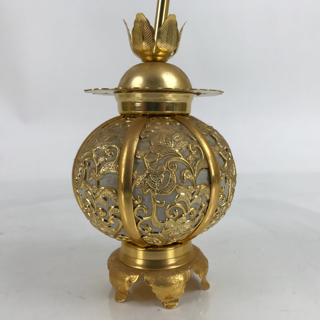 Japanese Buddhist Altar Fitting Metal Butsudan Hanging Lantern Tsuri Toro BA347