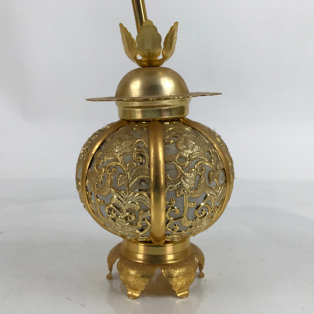 Japanese Buddhist Altar Fitting Metal Butsudan Hanging Lantern Tsuri Toro BA347