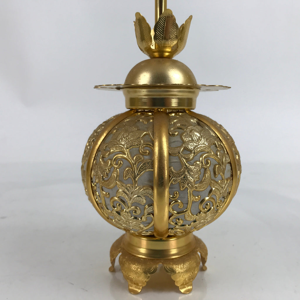 Japanese Buddhist Altar Fitting Metal Butsudan Hanging Lantern Tsuri Toro BA347