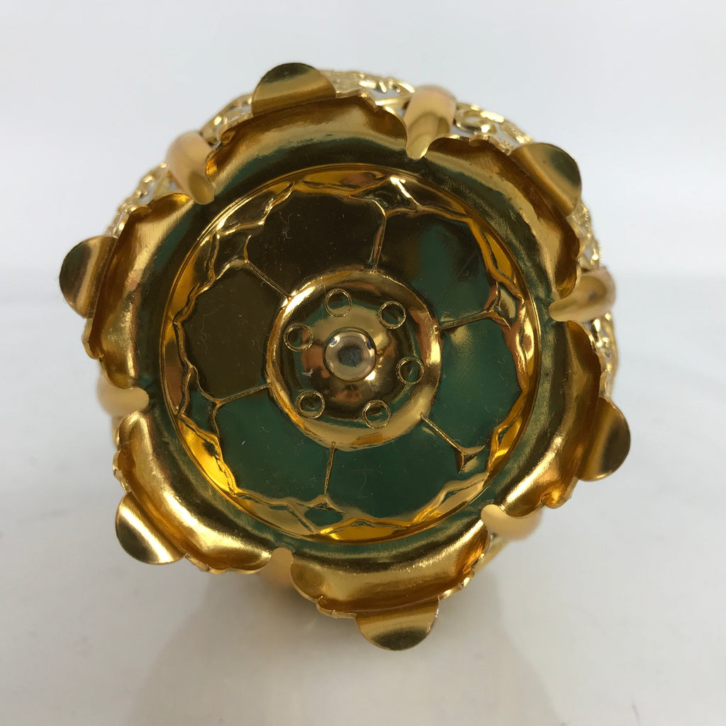Japanese Buddhist Altar Fitting Metal Butsudan Hanging Lantern Tsuri Toro BA347