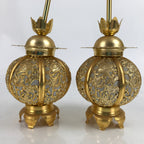 Japanese Buddhist Altar Fitting Metal Butsudan Hanging Lantern Tsuri Toro BA347