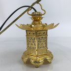 Japanese Buddhist Altar Fitting Metal Butsudan Hanging Lantern Tsuri Toro BA348