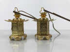 Japanese Buddhist Altar Fitting Metal Butsudan Hanging Lantern Tsuri Toro BA837