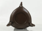 Japanese Buddhist Altar Fitting Metal Candle Stand Vtg Shokudai Bird Brown BA677
