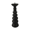 Japanese Buddhist Altar Fitting Metal Candle Stand Vtg Shokudai Brown BA775