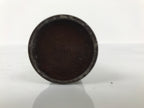 Japanese Buddhist Altar Fitting Metal Candle Stand Vtg Shokudai Brown BA784