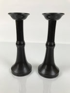 Japanese Buddhist Altar Fitting Metal Electric Candle Stand Shokudai 2pc BA746
