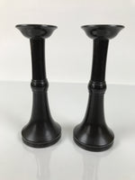 Japanese Buddhist Altar Fitting Metal Electric Candle Stand Shokudai 2pc BA746