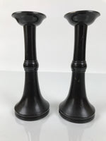 Japanese Buddhist Altar Fitting Metal Electric Candle Stand Shokudai 2pc BA746