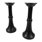 Japanese Buddhist Altar Fitting Metal Electric Candle Stand Shokudai 2pc BA746