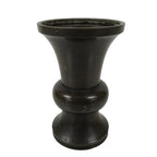 Japanese Buddhist Altar Fitting Metal Flower Vase Hanatate Butsugu Brown BA724