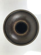Japanese Buddhist Altar Fitting Metal Flower Vase Hanatate Butsugu Brown BA726