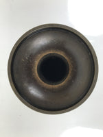 Japanese Buddhist Altar Fitting Metal Flower Vase Hanatate Butsugu Brown BA726