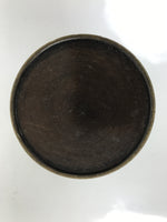 Japanese Buddhist Altar Fitting Metal Flower Vase Hanatate Butsugu Brown BA726