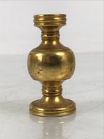 Japanese Buddhist Altar Fitting Metal Flower Vase Hanatate Butsugu Gold BA647