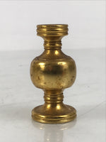 Japanese Buddhist Altar Fitting Metal Flower Vase Hanatate Butsugu Gold BA647